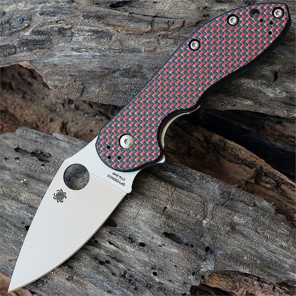 Нож Spyderco Domino Red Carbon C172CFRDTIP