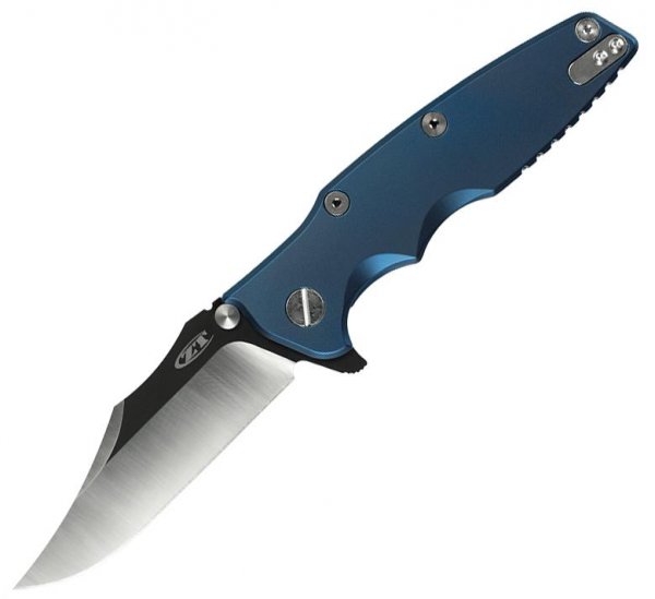 Нож 0392BLUBOWIE ZERO TOLERANCE HINDERER BLUE ANODIZED FACTORY CUSTOM LIMITED