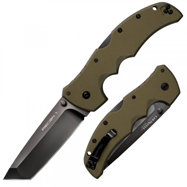 Нож Cold Steel Recon 1 Tanto, Olive, CTS-XHP