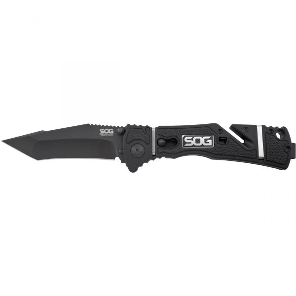 Нож SOG Trident Elite Tanto Black Blade