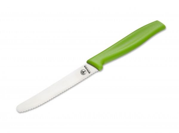 Нож кухонный Boker Sandwich Knife. Цвет - зеленый