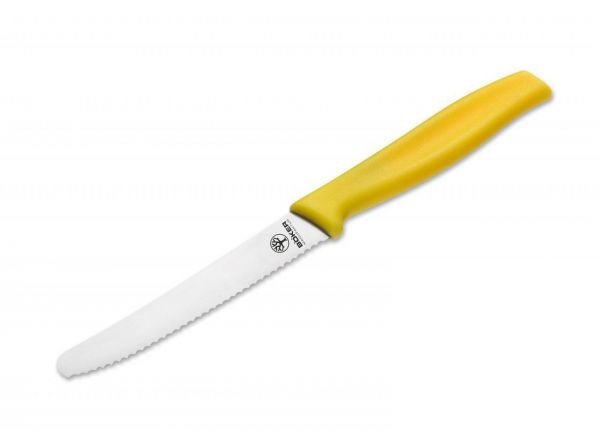 Нож кухонный Boker Sandwich Knife. Цвет - желтый