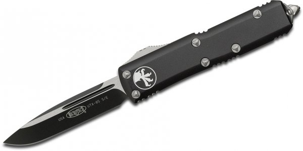 Нож Microtech UTX-85 Drop Point Black Blade