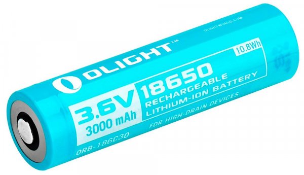 Аккумуляторная батарея Olight 18650 Li-Ion 3000mAh для H2R