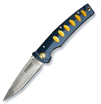 Нож MCUSTA Katana (алюминий синий/желтый)