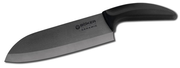 Керамический нож Boker Ceramic Santoku, black