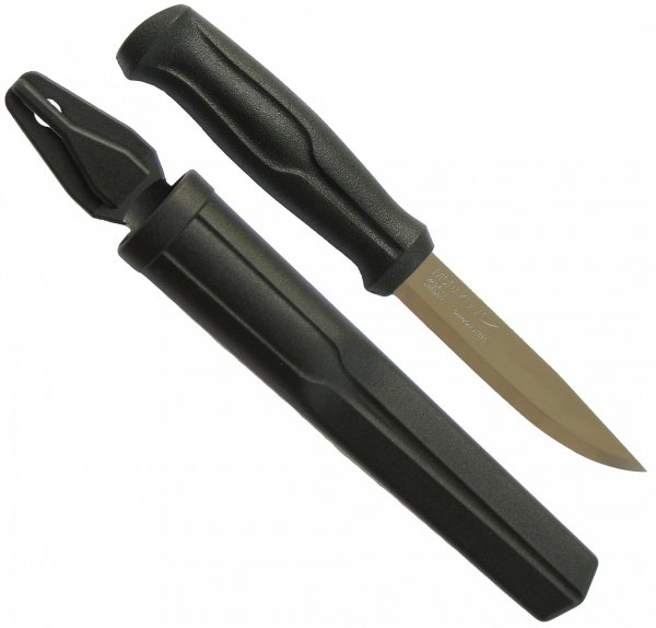 Нож MORA 510 углеродистая сталь ц:черный