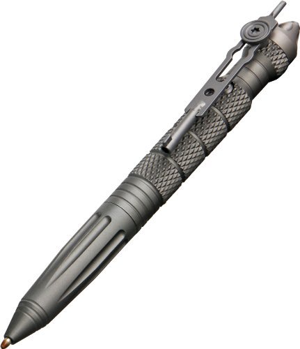 Ручка UZI TACPEN UZI Tactical Defender Pen Glassbraker w/cuff key Gun Metal