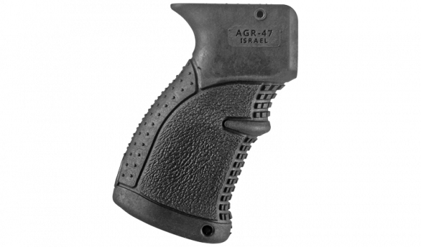 Рукоятка пистолетная FAB для АК47 прорезиненная, черная