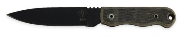 Нож Ontario Ranger Shiv, черная микарта

