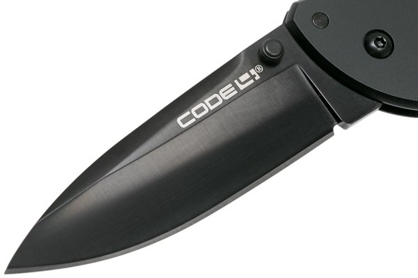 Нож Cold Steel Code 4 Spear Point, S35VN, Black/Black