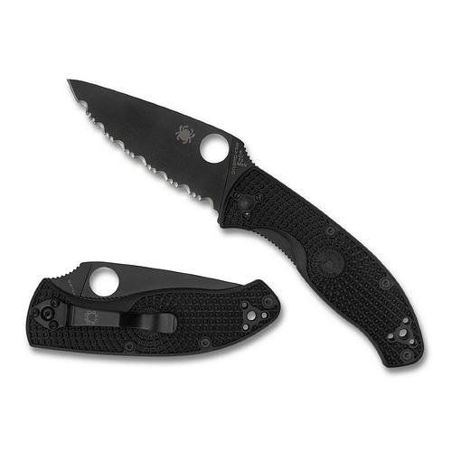 Нож Spyderco Tenacious Black Blade, FRN