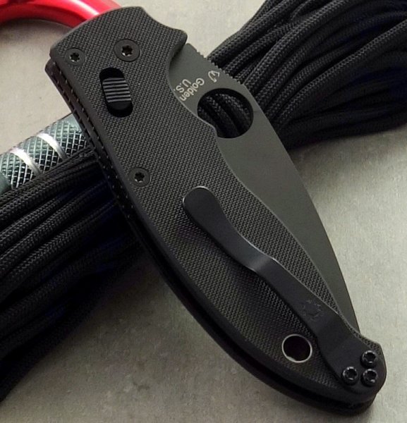 Нож Spyderco Manix 2, 154CM, Black