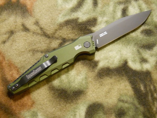Нож KAI Kershaw Launch 7 olive