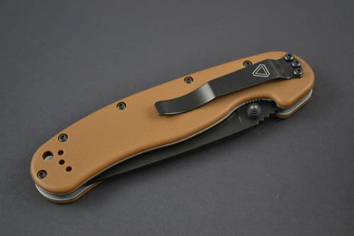 Нож Ontario RAT-1 black/brown
