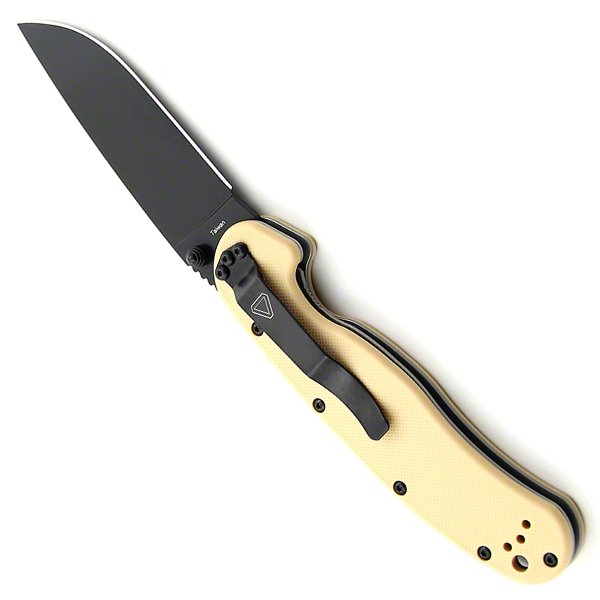 Нож Ontario RAT Model 1 Black Plain Edge Desert Tan