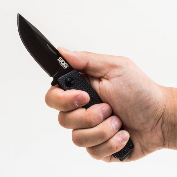 Нож SOG Terminus Slip Joint Black