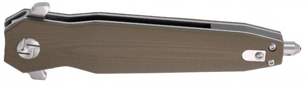 Нож Artisan Hornet SW, D2, G10 Polished ц:olive
