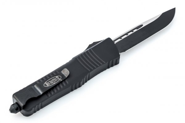 Нож Microtech Combat Troodon Drop Point Black Blade Tactical