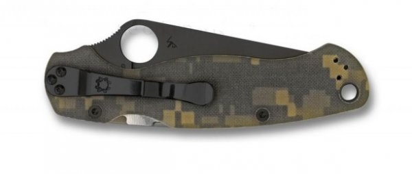 Нож Spyderco Para-Military 2, Camo, Black Blade 
