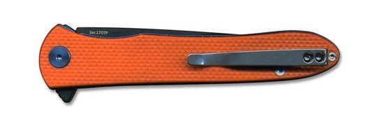 Нож Artisan Shark Black Blade Orange