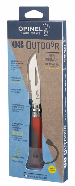 Нож Opinel №8 Outdoor earth-red