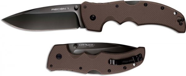 Ніж Cold Steel Recon 1 Spear Point коричневий
