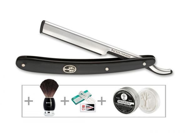 Набір для гоління Boker Gift Set Barberette Black