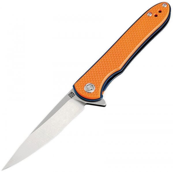 Нож Artisan Shark Small SW, D2, G10 Flat ц:orange