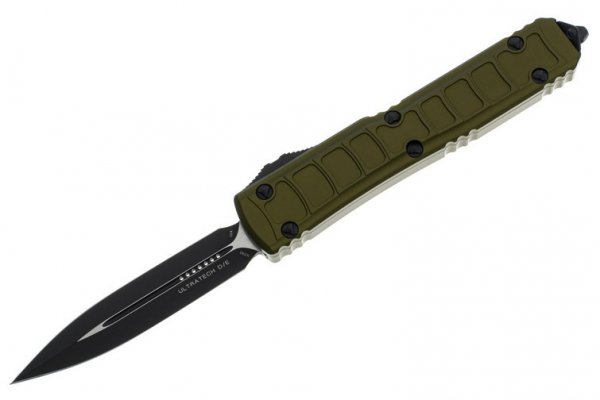 Ніж Microtech Ultratech II Double Edge Black Blade Signature Series, ц:od green
