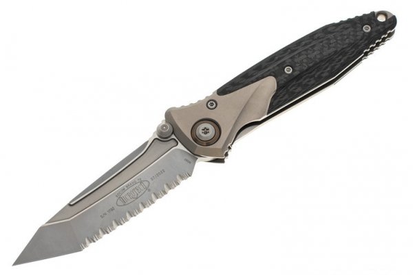 Ніж Microtech Socom Bravo Tanto Point Bead Blast BRZ Pivot FS, серрейтор