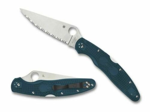 Нож Spyderco Police 4 FRN, серрейтор, K390