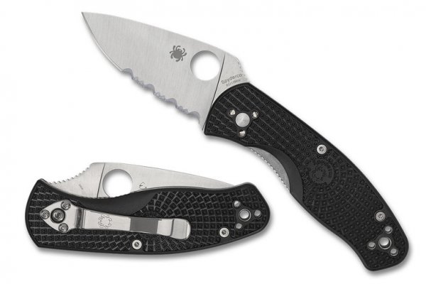 Нож Spyderco Persistence FRN , полусеррейтор