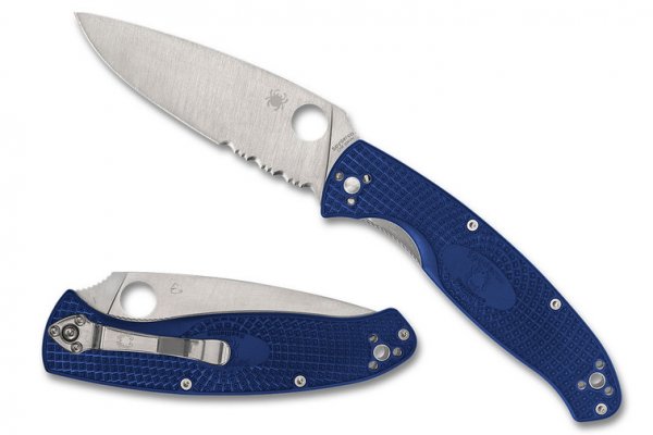 Ніж Spyderco Resilience FRN, S35VN, напівсерейтор