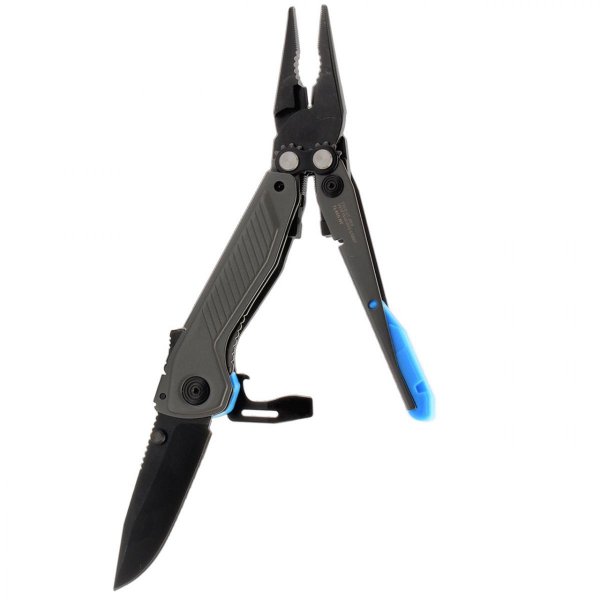 Мультитул SOG Flash MT, Urban Grey/Cyan