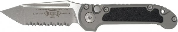 Нож Microtech Ludt Gen III Tanto Apocalyptic Serrated Natural Clear
