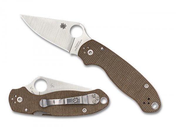 Ніж Spyderco Para 3 Cru-Wear Micarta Brown