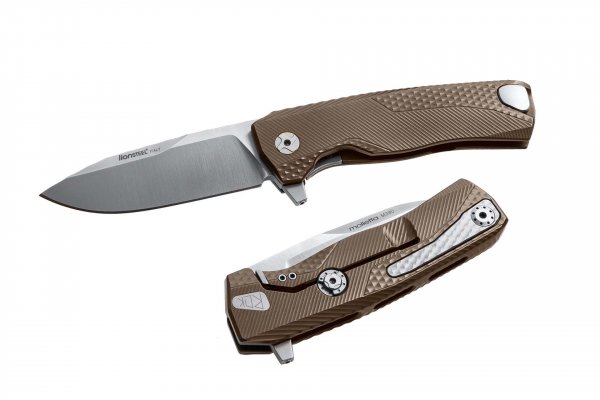 Ніж Lionsteel ROK Titanium Bronzo