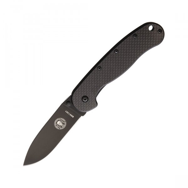 Нож ESEE Avispa Black, D2, Black Blade, Carbon fiber/G10