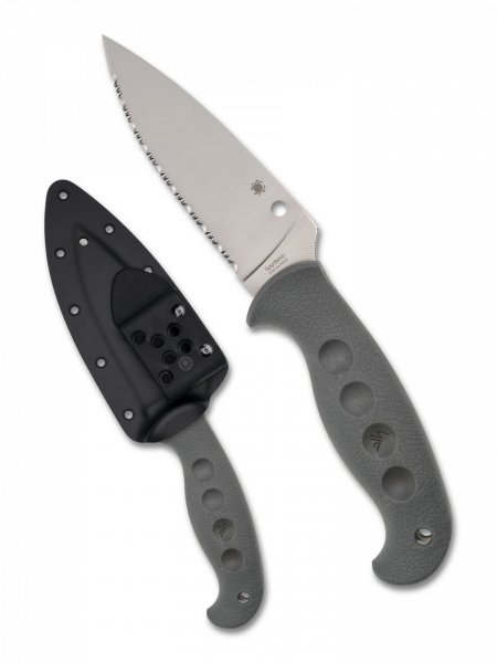 Нож Spyderco Temperance CPM Cru-Wear, FRN, Serr