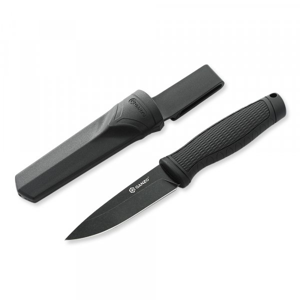 Ніж Ganzo G806BW-BK чорний з чохлом