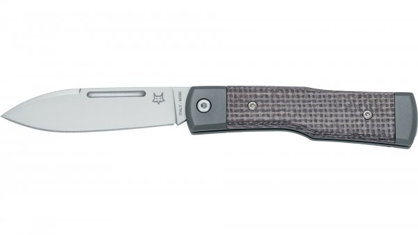 Нож Fox Gunstock Bison Micarta Titanium