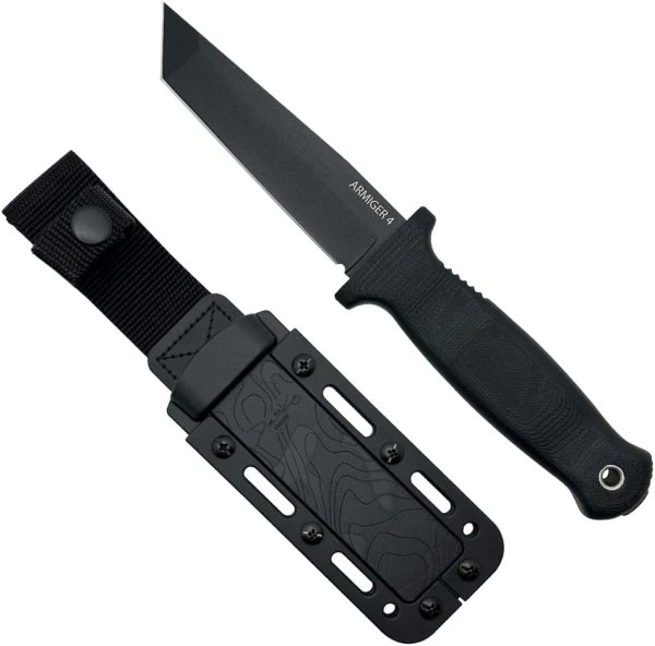 Ніж Demko Knives Armiger 4 Powder Coated Tanto Black