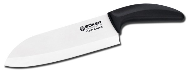 Керамический нож Boker Ceramic Santoku, white