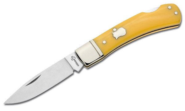 Нож Boker Plus Lock Back Yellow