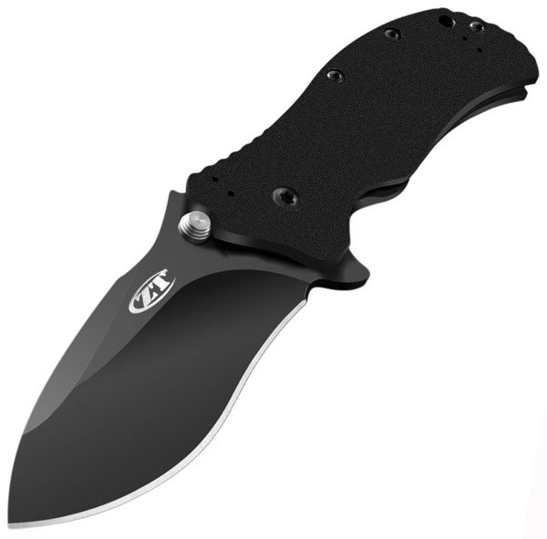 Нож ZT 0350 FOLDER BLACK G-10