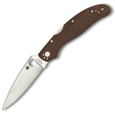 Ніж Spyderco SP CALYPSO G-10 PLAINEDGE BROWN