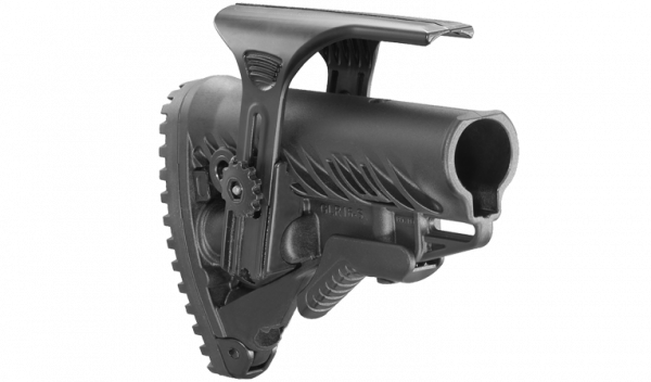Приклад FAB Defense  для М16/AR15 з регул. щокою ц:black