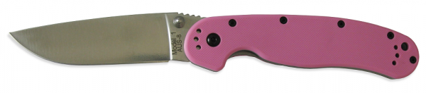 Нож Ontario Rat Folder 1, Pink, Satin Plain
