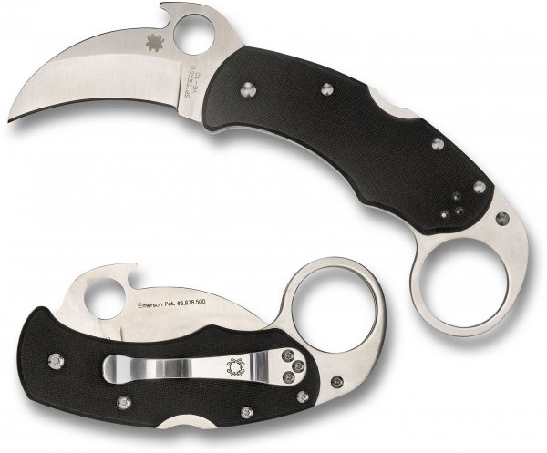 Нож Spyderco KARAHAWK PLN BLACK GT-10